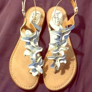 B.O.C. White Flower Sandals